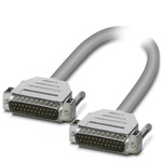 Phoenix Contact Male 25 Pin D-sub to Male 25 Pin D-sub Serial Cable, 3m