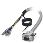 Phoenix Contact Female 9 Pin D-sub Unterminated Serial Cable, 6m