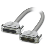 Phoenix Contact Female 25 Pin D-sub to Male 25 Pin D-sub Serial Cable, 3m