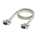 Phoenix Contact Female 37 Pin D-sub to Female 37 Pin D-sub Serial Cable, 6m