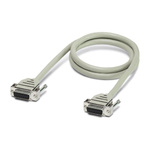 Phoenix Contact Female 37 Pin D-sub to Female 37 Pin D-sub Serial Cable, 10m