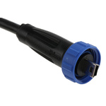 Bulgin USB 2.0 Cable, Male Mini USB B to Male USB A Cable, 4.5m
