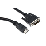 RS PRO HDMI to DVI Cable, Male to Male- 15m