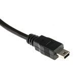RS PRO USB 2.0 Cable, Male USB A to Male Mini USB B Cable, 5m