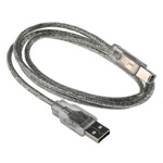 RS PRO USB 2.0 Cable, Male USB A to Male USB B Cable, 1m