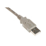 RS PRO USB 2.0 Cable, Male USB A to Male USB A Cable, 3m