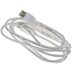 RS PRO USB 2.0 Cable, Male USB A to Male USB B Cable, 2m
