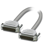 Phoenix Contact Male 25 Pin D-sub to Male 25 Pin D-sub Serial Cable, 1m
