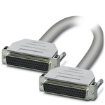 Phoenix Contact Female 50 Pin D-sub to Female 50 Pin D-sub Serial Cable, 3m