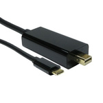 RS PRO Cable, Male USB C to Male Mini DisplayPort