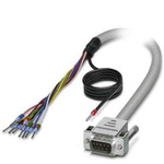 Phoenix Contact Male 9 Pin D-sub Unterminated Serial Cable, 4m
