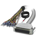 Phoenix Contact Female 50 Pin D-sub Unterminated Serial Cable, 1m