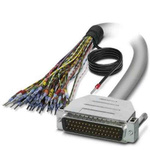 Phoenix Contact Male 50 Pin D-sub Unterminated Serial Cable, 1m