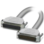Phoenix Contact Female 50 Pin D-sub to Male 50 Pin D-sub Serial Cable, 1.5m