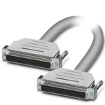 Phoenix Contact Female 37 Pin D-sub to Female 37 Pin D-sub Serial Cable, 2m