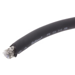 Belden 30m 4 Core Screened Black Microphone Cable, 100 V, 6.22mm od , 0.2 mm² CSA