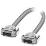 Phoenix Contact 15 Pin D-sub 15 Pin D-sub Serial Cable, 1m