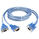 Ixxat Female 9 Pin D-sub to Female; Male 9 Pin D-sub x 2 Serial Cable, 2m