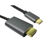 RS PRO Cable, Male USB C to Male HDMI Cable, 3m