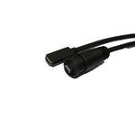 RS PRO USB 3.1 Cable, Male USB C to Female USB C Cable, 2m