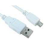 RS PRO USB 2.0 Cable, Male USB A to Male Micro USB B Cable, 5m