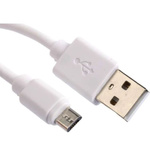 RS PRO USB 2.0 Cable, Male USB A to Male USB B Cable, 0.8m