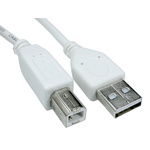 RS PRO Cable, Male USB A to Male USB B Cable, 3m