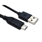 RS PRO Cable, Male USB C to Male USB A Cable, 2m