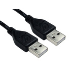 RS PRO USB 2.0 Cable, Male USB A to Male USB A Cable, 3m