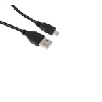 RS PRO USB 2.0 Cable, Male USB A to Male Mini USB B Cable, 500mm