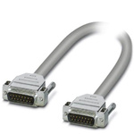 Phoenix Contact Male 15 Pin D-sub to Male 15 Pin D-sub Cable, 2m