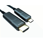 RS PRO USB 3.1 Cable, Male USB C to Male HDMI Cable, 10m