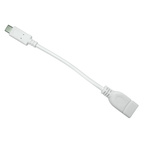 RS PRO USB 3.0 Cable, Male USB C to Female USB A Cable, 150mm