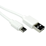 RS PRO USB 2.0 Cable, Male USB A to Male Micro USB B Cable, 1.8m