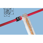 Legrand Clip On Cable Marker, Pre-printed "3" ,Orange ,2.8 → 3.8mm Dia. Range
