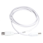 TE Connectivity USB 2.0 Cable, Male USB A to Male USB B  Cable, 2m
