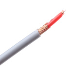 RS PRO PE Insulated, Shielded Single Core Microphone Cable 0.14 mm² CSA, PVC Sheath, 1.9mm OD 100m