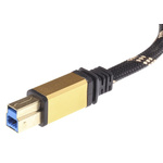 Roline USB 3.0 Cable, Male USB A to Male USB B Cable, 1.8m