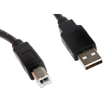 Roline USB 2.0 Cable, Male USB B to Male USB A Cable, 1.8m
