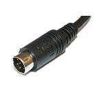 MDC-6P05 1m Male DIN Black DIN Cable Assembly