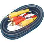 Cinch Connectors 910mm RCA Cable Male RCA to Male RCA Black