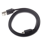 Roline USB 2.0 Cable, Male USB A to Male Micro USB B Cable, 1m