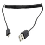 Roline USB 2.0 Cable, Male USB A to Male Micro USB B Cable, 1m