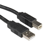 Roline USB 2.0 Cable, Male USB A to Male USB B Cable, 4.5m