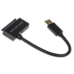 Roline USB 3.0 Cable, Male USB A to Male SATA Data; SATA Power Cable, 150mm