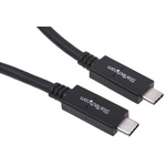 StarTech.com USB 3.1 Cable, Male USB C to Male USB C Cable, 0.5m