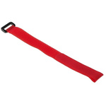 RS PRO Red Hook & Loop Cable Tie, 310mm x 20 mm