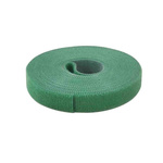 RS PRO Green Hook and Loop Tape, 5m x 16 mm