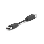 TE Connectivity USB 2.0 Cable, Male USB A to Male USB B Cable, 2m