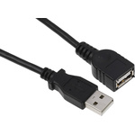 StarTech.com USB 2.0 Cable, Male USB A to Female USB A USB Extension Cable, 0.9m